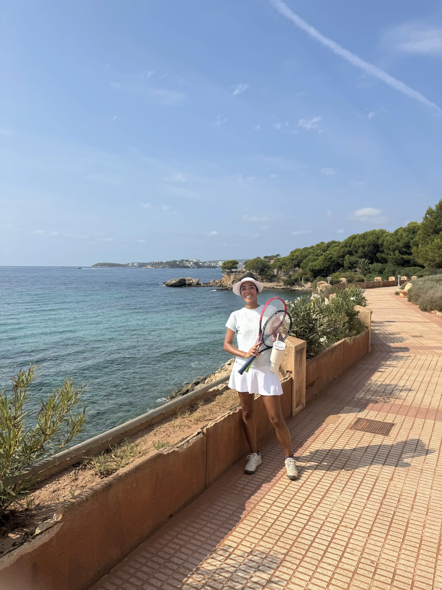 Tennis on the Mallorca coastline
