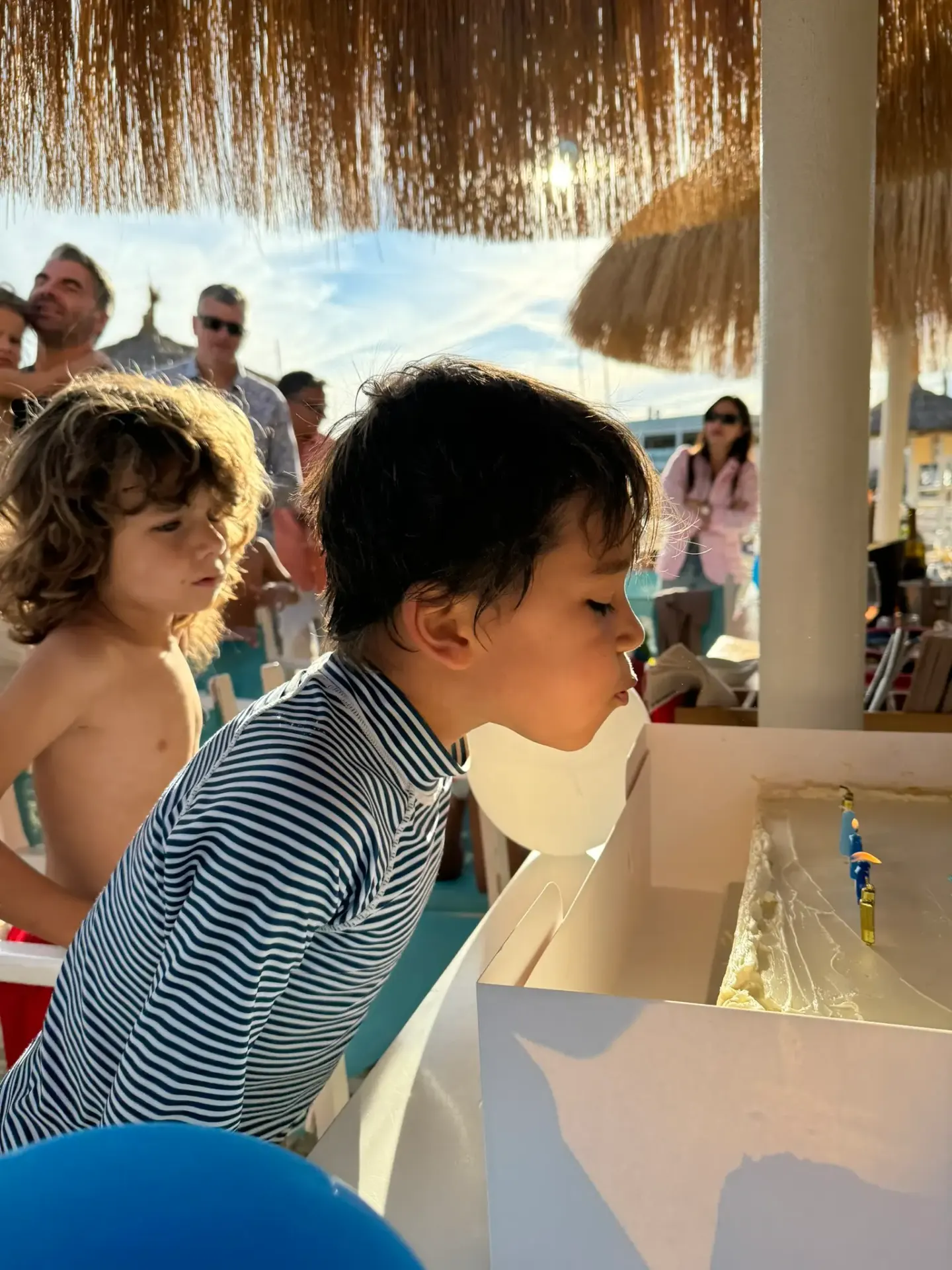 A birthday celebration on a Mallorcan beach